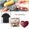 NiidodKatzi 600-700 pcs Round Resin Buttons Assorted Sizes for Crafts Sewing DIY Manual Button Painting DIY Handmade Ornament Buttons, 2 Holes and 4 Holes (Mixed Color )